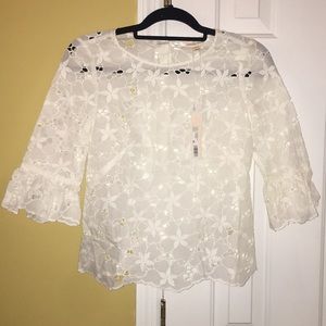 🌸Pretty Rebecca Taylor Adrianna Lace Top🌸